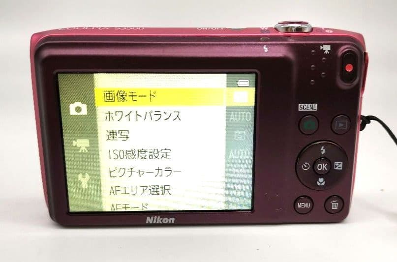 Nikon COOLPIX S3500 デジタルカメラ ピンク7倍ズーム