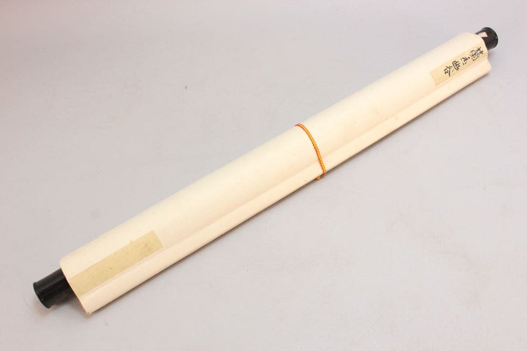No4486 掛軸　在銘　重学　美人画　蘭香幽谷　着色紙本　古美術　送料無料