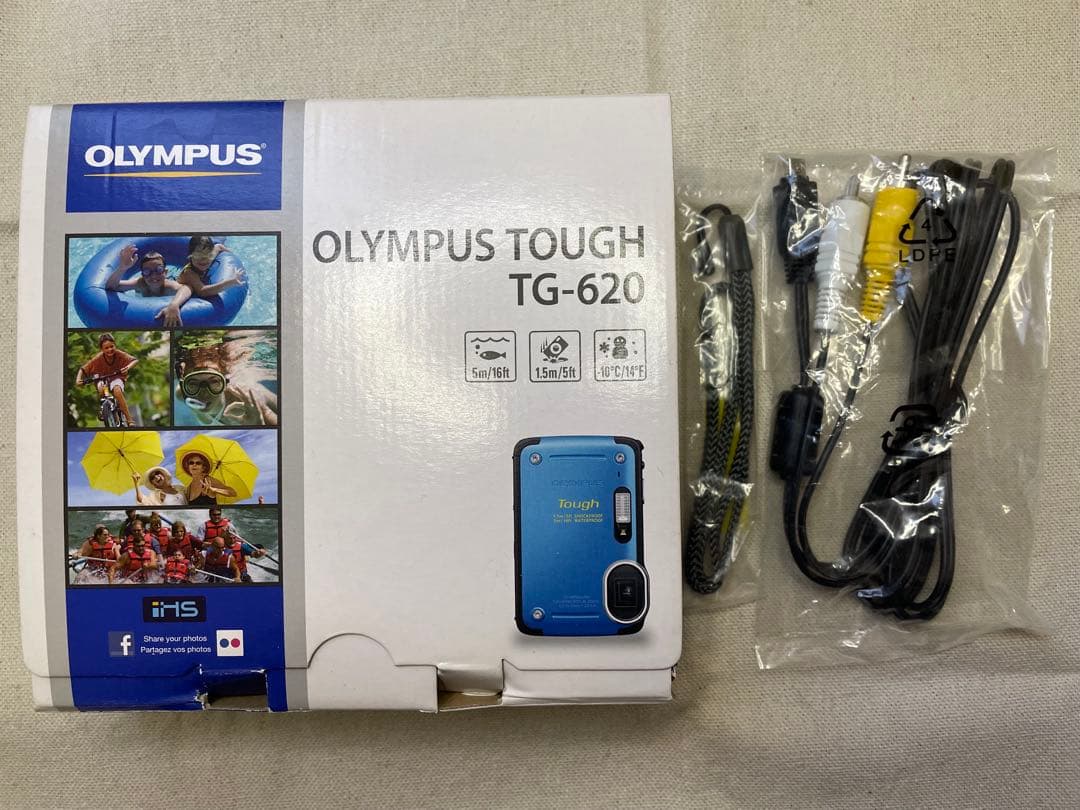 OLYMPUS TOUGH TG-620 防水・耐衝撃 (ホワイト)