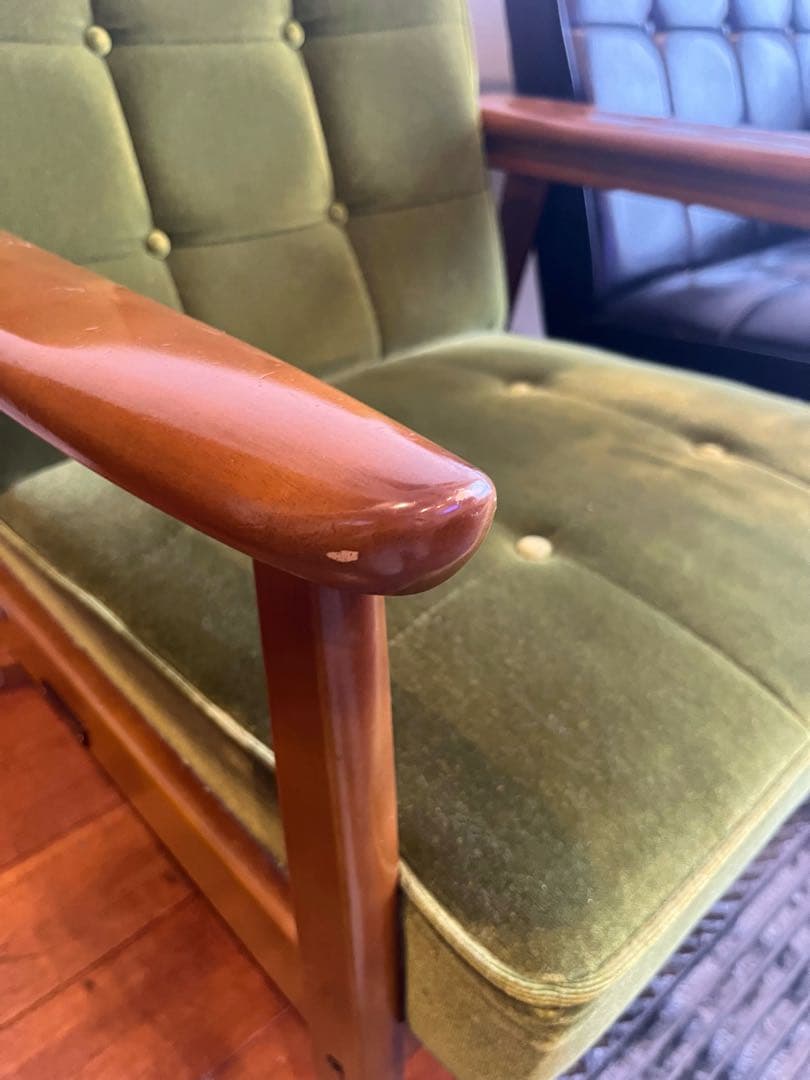 カリモク家具　カリモク60 kチェア　1シーター　モケットグリーン　まとめ買い