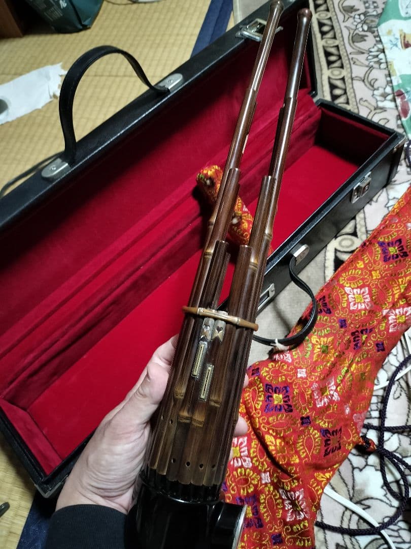 笙 竹製 専用ケース付き
