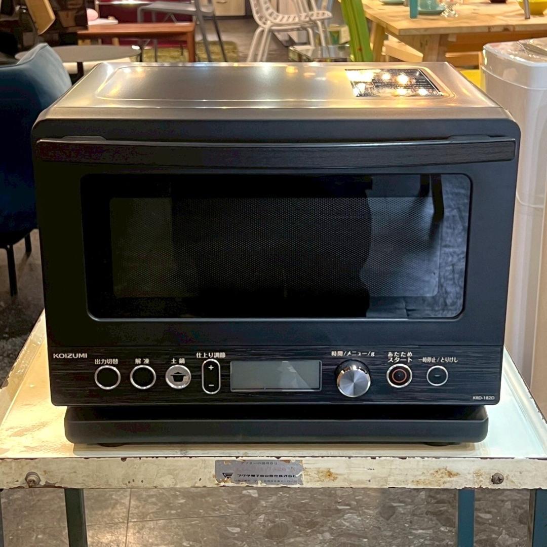 コイズミ KRD-182D/K 電子レンジ 2022年製 単機能 電子レンジ