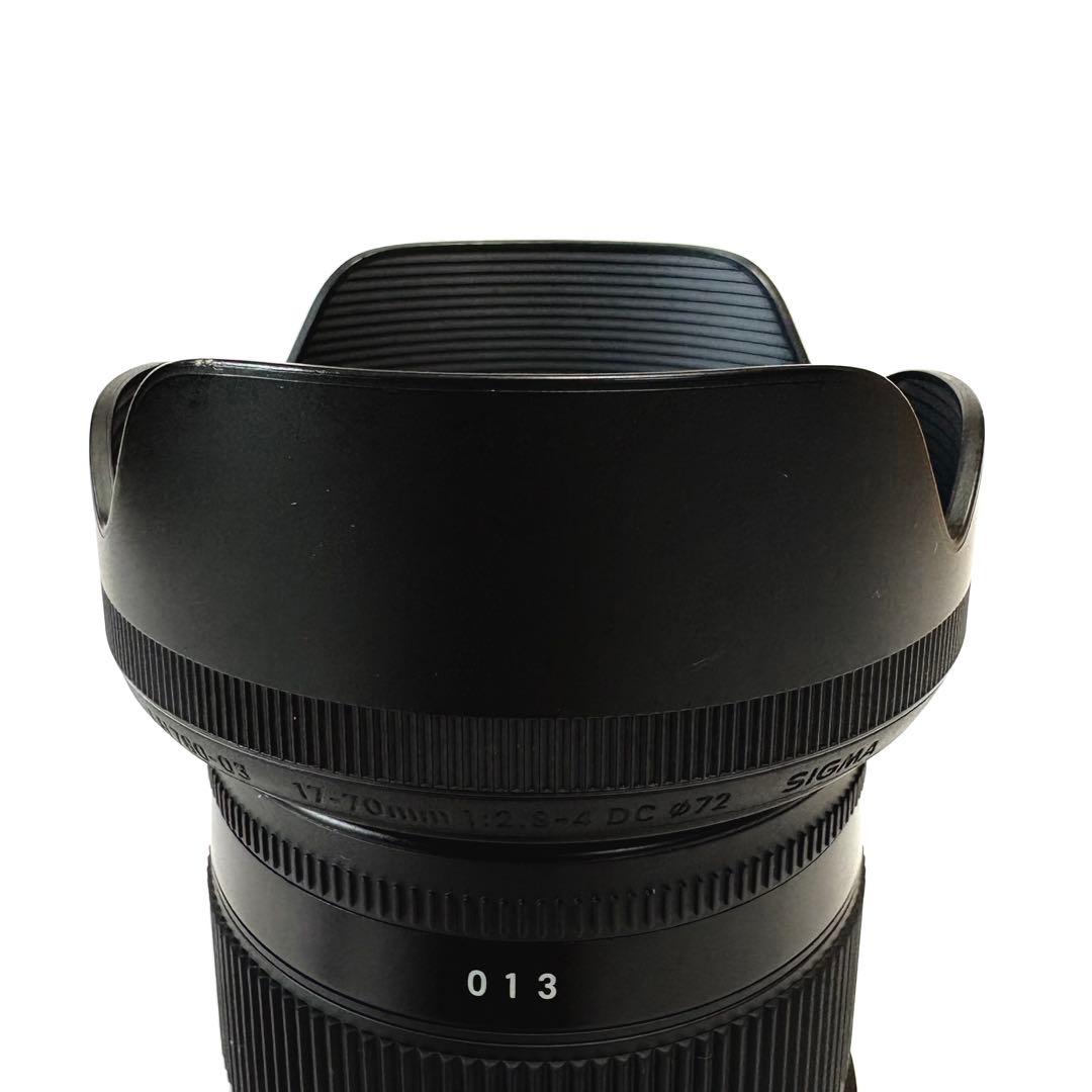 【美品】SIGMA 17-70mm F2.8-4 DC MACRO OS HSM
