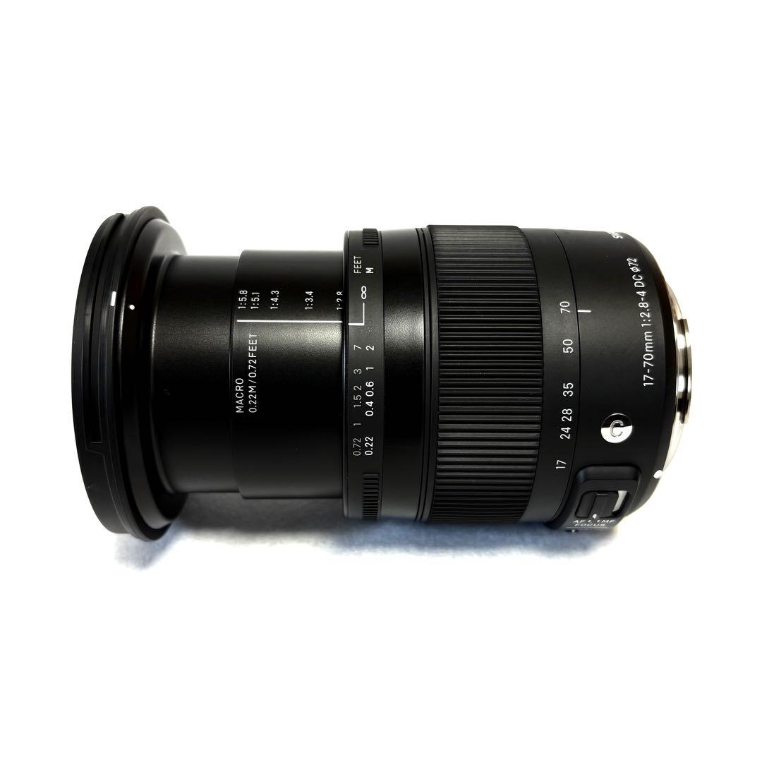 【美品】SIGMA 17-70mm F2.8-4 DC MACRO OS HSM