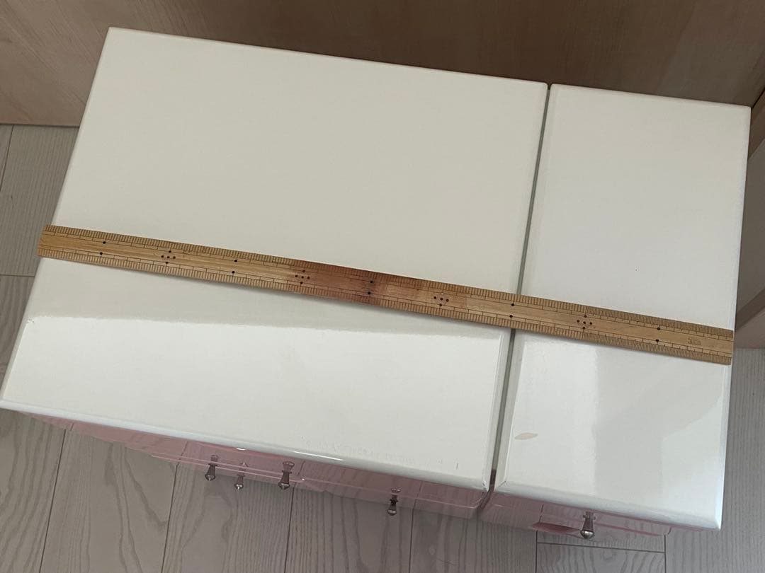 【かわいい】パステルピンク　化粧台　ドレッサー　タンス