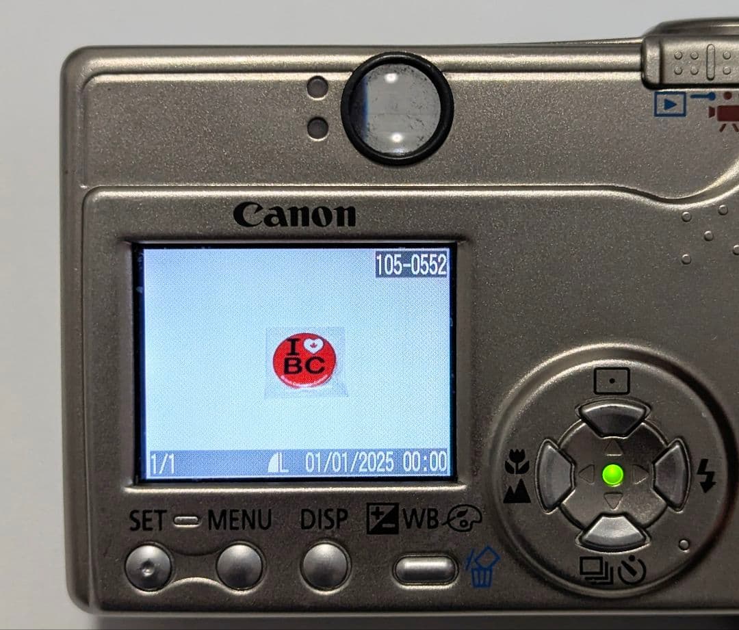 Canon PowerShot S200 デジタルカメラ 動作品