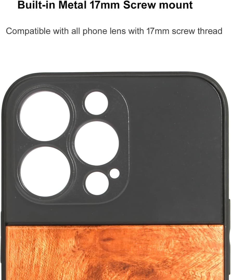 新品☆Kase 木製iPhone 13 Proケース☆17mmマウント☆廃盤