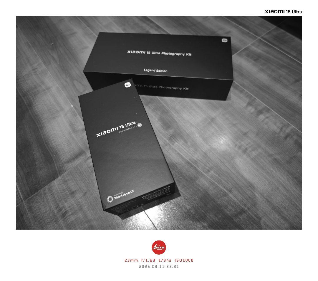 スマートフォン本体 Xiaomi 15 Ultra Legend Edition LEICA