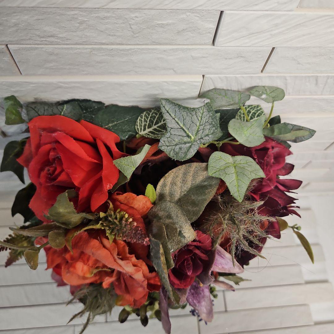 フラワーアーチストMACHIKOお花の置物　&　壁掛けフラワー　倉庫保管品未使用