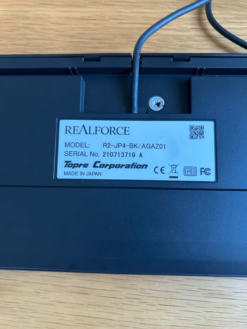 東プレ　リアルフォース　REALFORCE R2-JP4-BK/AGAZ01