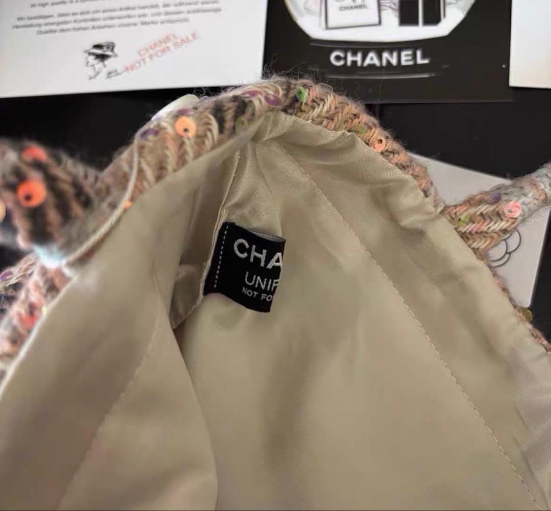 CHANEL シャネルビューティー　ノベルティバッグ　ツィードスパンコール