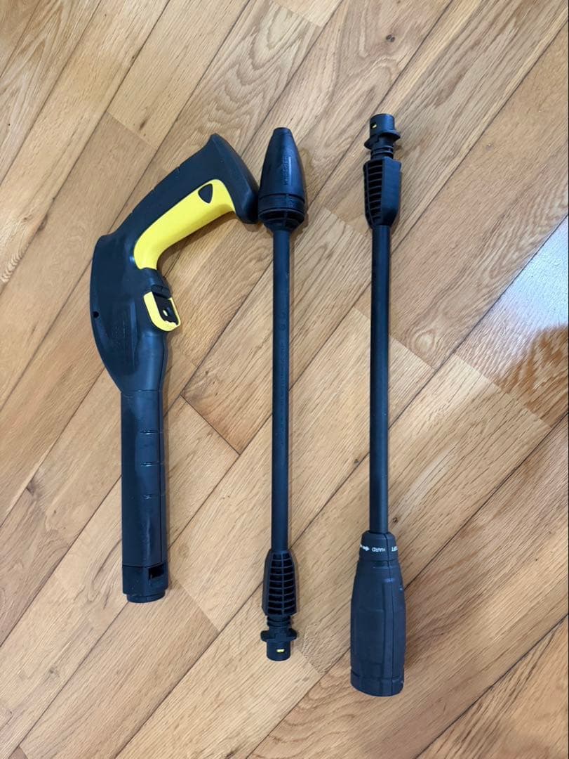KARCHER 高圧洗浄機本体 イエロー 高圧洗浄ショートガン フォームキャノン