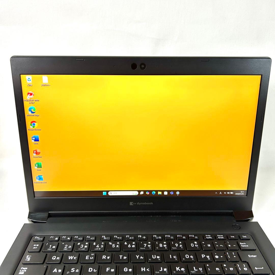 美品 東芝 Dynabook S73/HS i5 256GB バッテリー超良好