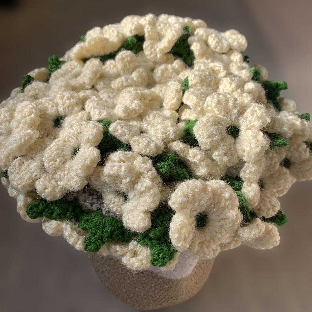 ブーケブランケット・花束ブランケット・ネモフィラ