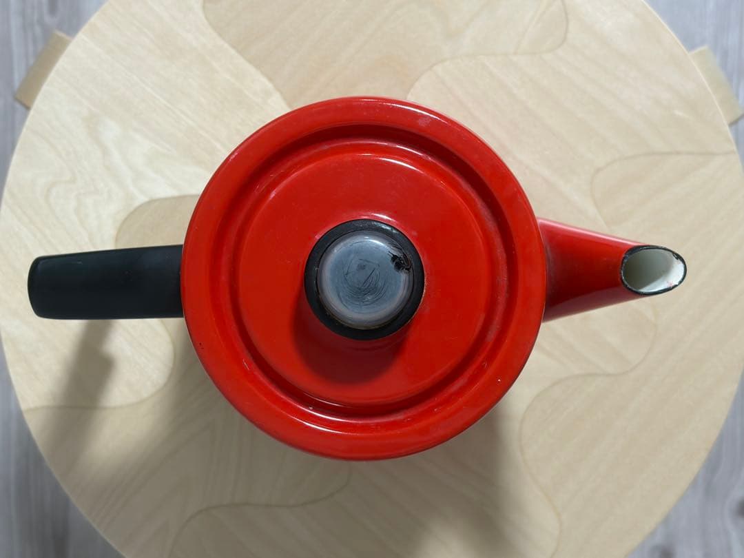 アンティ・ヌルメスニエミ ポット（赤） 北欧ヴィンテージ