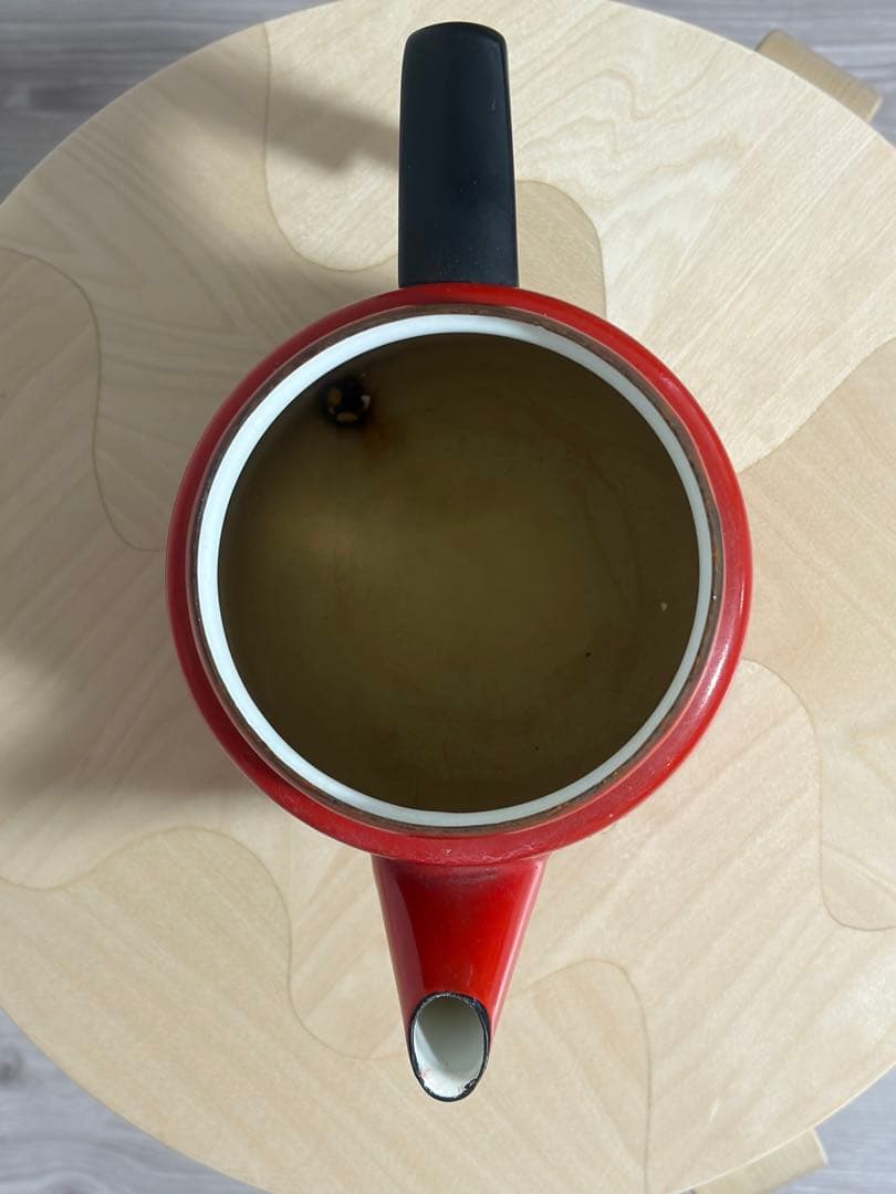 アンティ・ヌルメスニエミ ポット（赤） 北欧ヴィンテージ