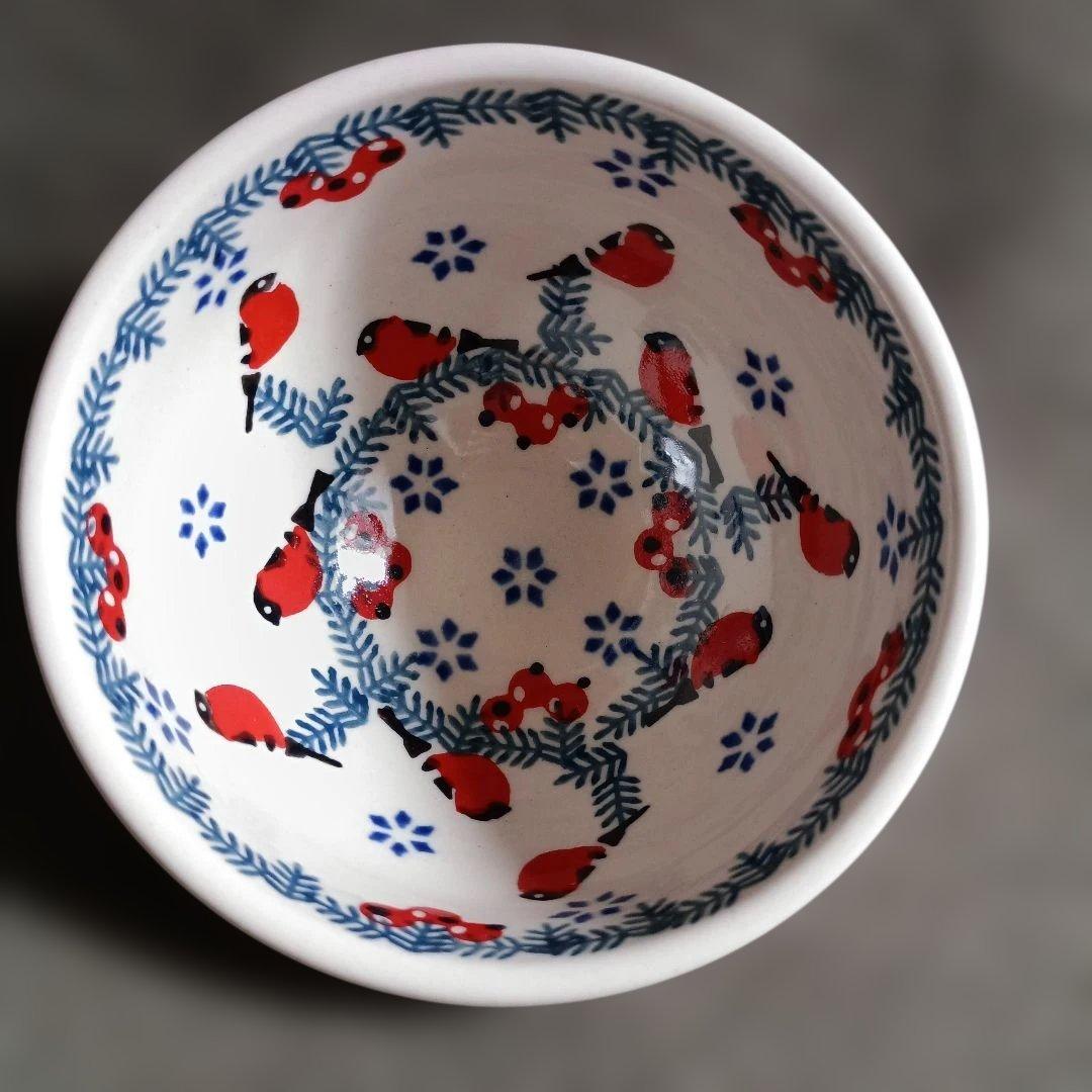 ポーリッシュポタリー bowl、お茶碗