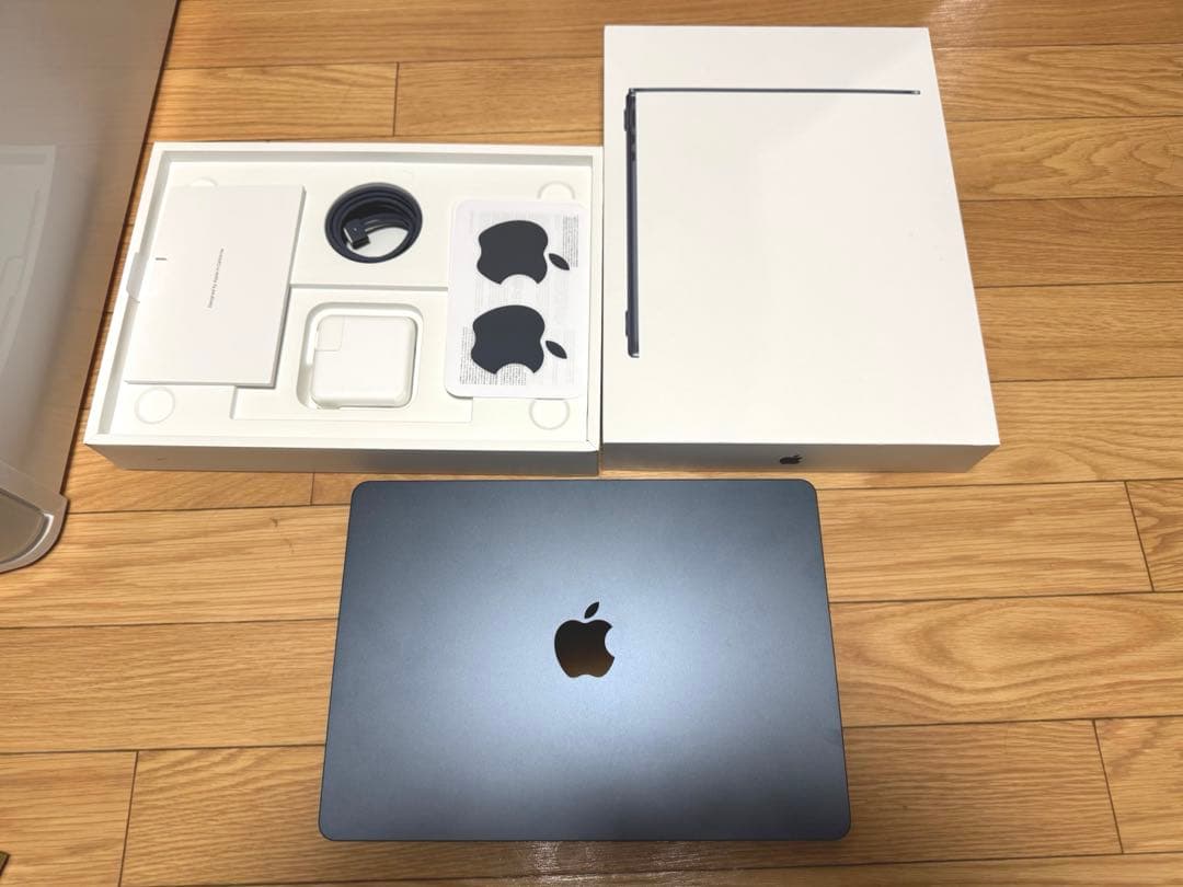【早い者勝ち値下！】M2 MacBookAir24GB/512GB/ミッドナイト