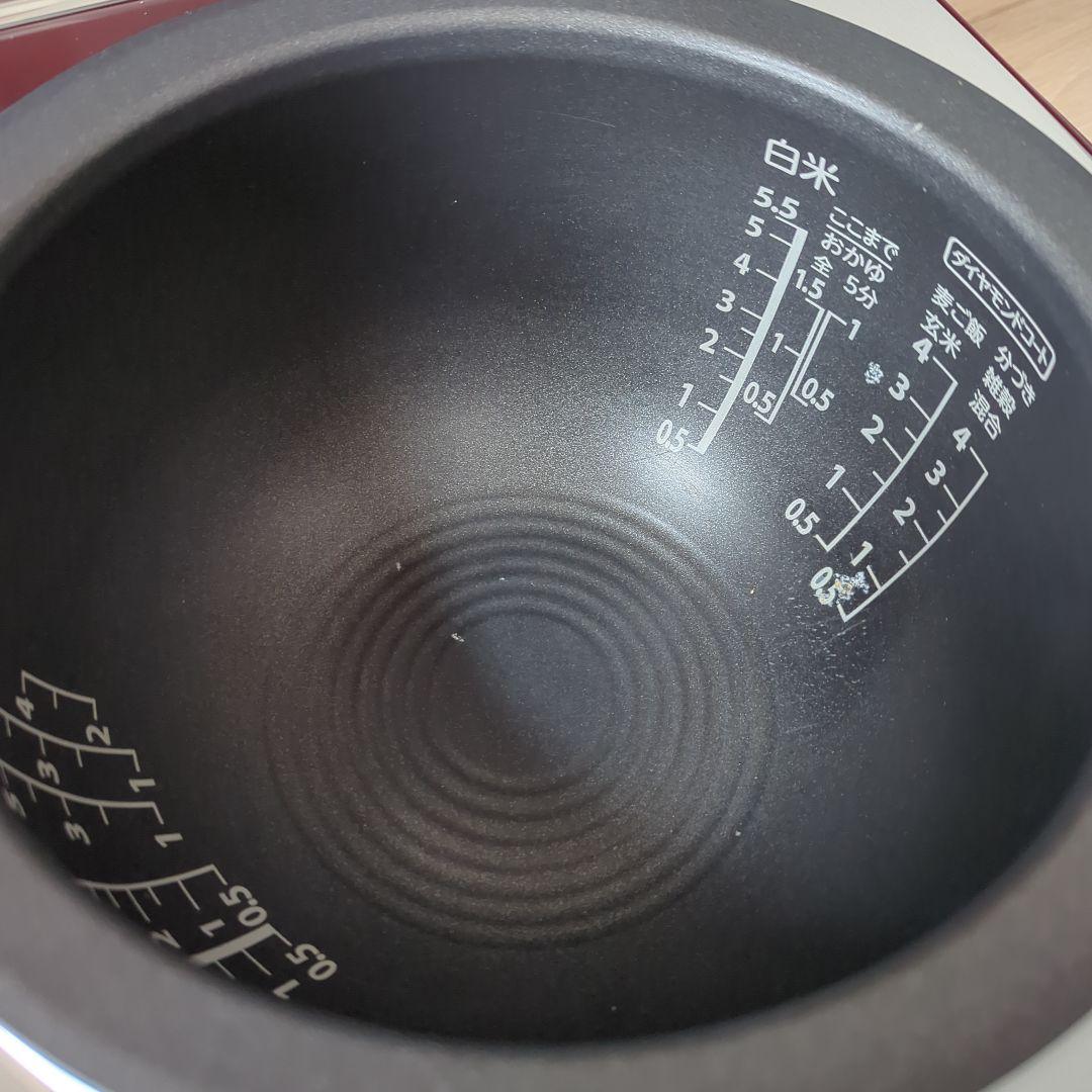 東芝 真空圧力IHジャー炊飯器 RC-10VXL 赤 ５合炊き ※商品説明必読