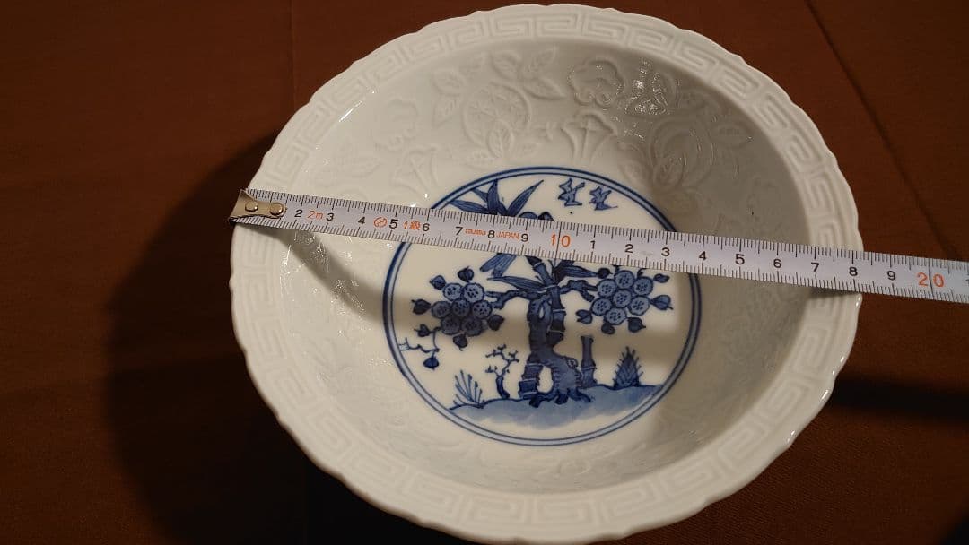 古九谷　九谷焼　菓子鉢　色絵　華の図　柿右衛門　１客