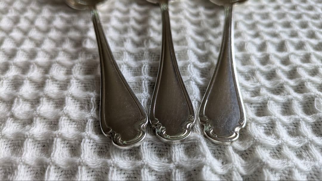 クリストフル【ポンパドール】コーヒースプーン 3本