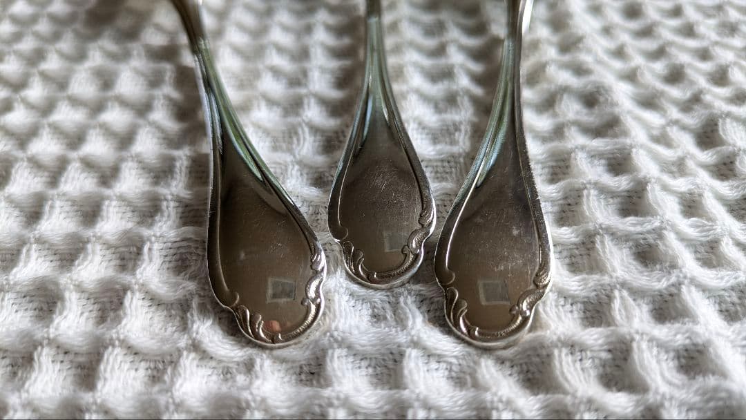 クリストフル【ポンパドール】コーヒースプーン 3本