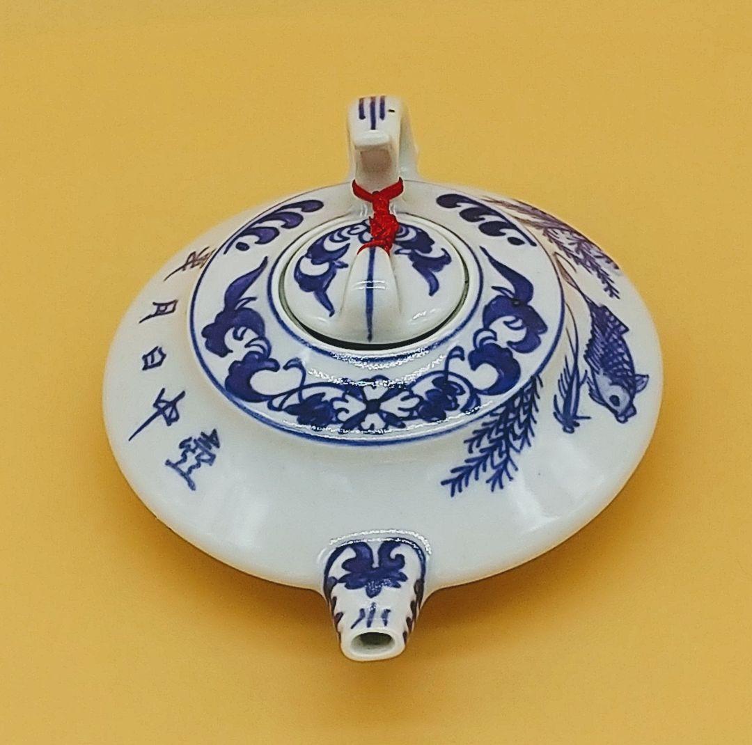 大清康熈年製 酒注（水差） 壺中日月長 中国古美術