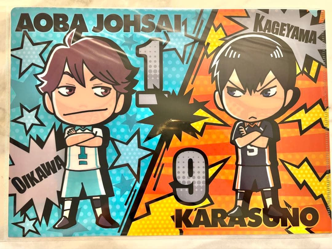 ハイキュー 及川徹 影山飛雄 缶バッジ クリアファイル セット