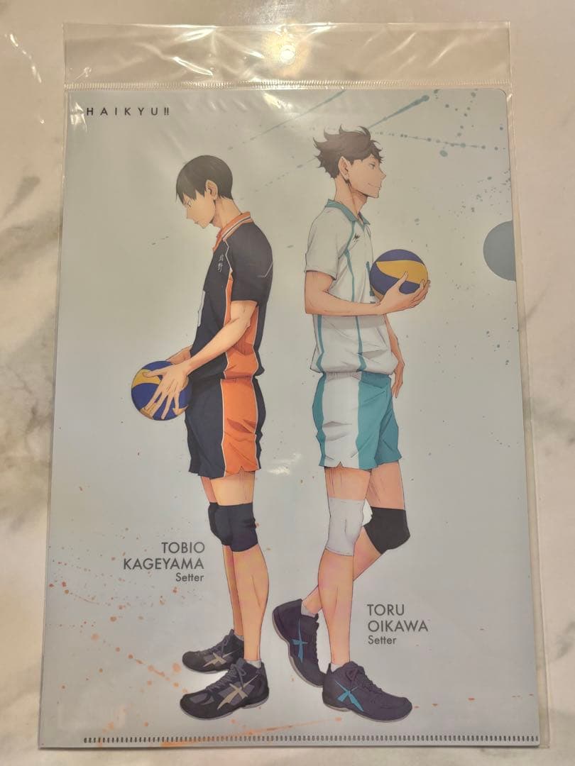 ハイキュー 及川徹 影山飛雄 缶バッジ クリアファイル セット