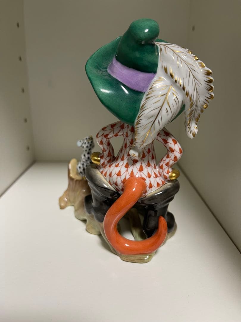 HEREND ヘレンド　ハンガリー　フィギュリン　【長靴を履いた猫】