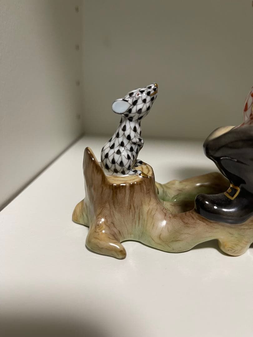 HEREND ヘレンド　ハンガリー　フィギュリン　【長靴を履いた猫】