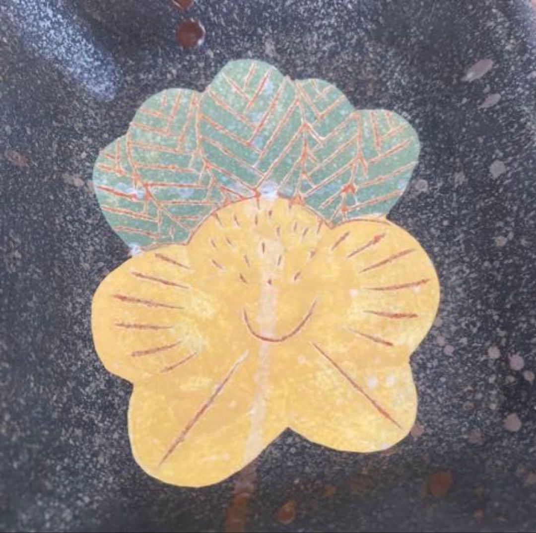 鹿児島睦　スクエア　小皿　約13×11㎝