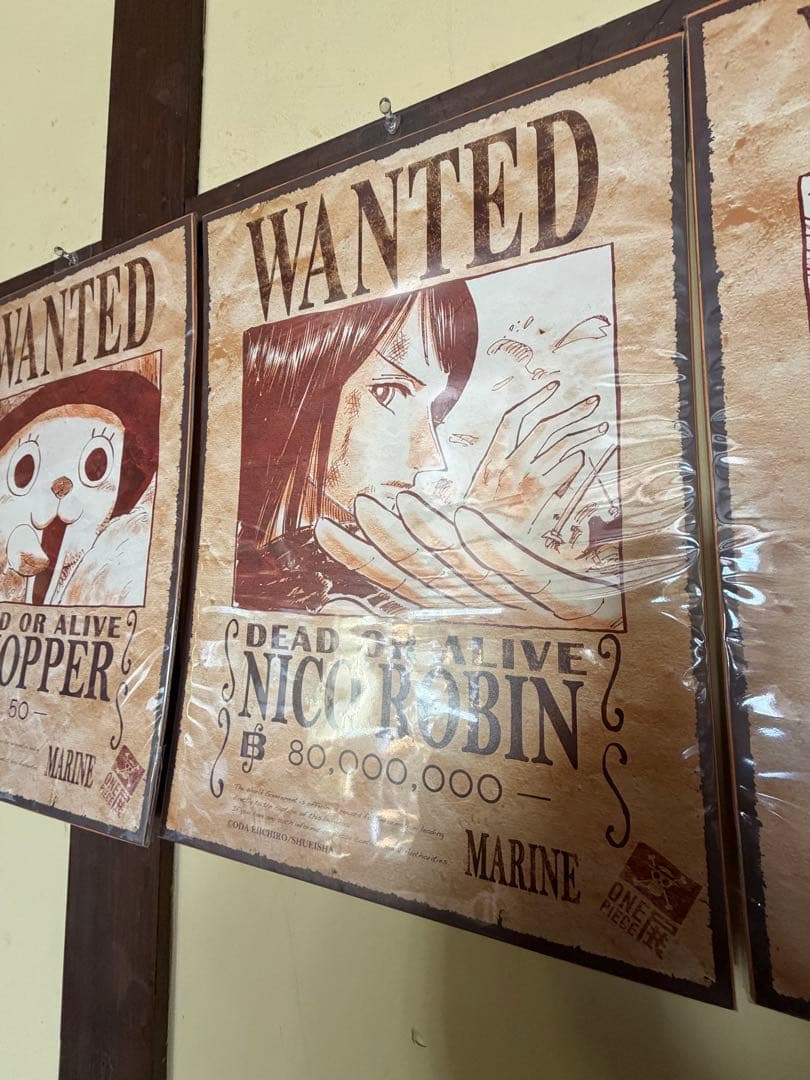 希少レア ONE PIECE展 2012 手配書ポスター 12種 セット