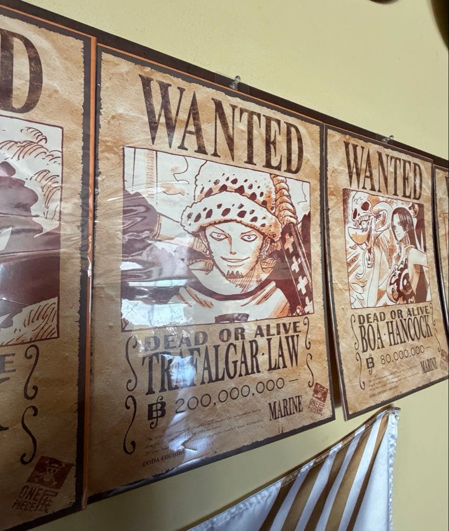 希少レア ONE PIECE展 2012 手配書ポスター 12種 セット