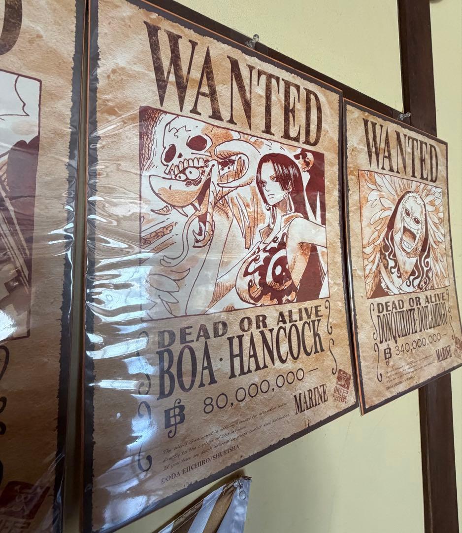 希少レア ONE PIECE展 2012 手配書ポスター 12種 セット