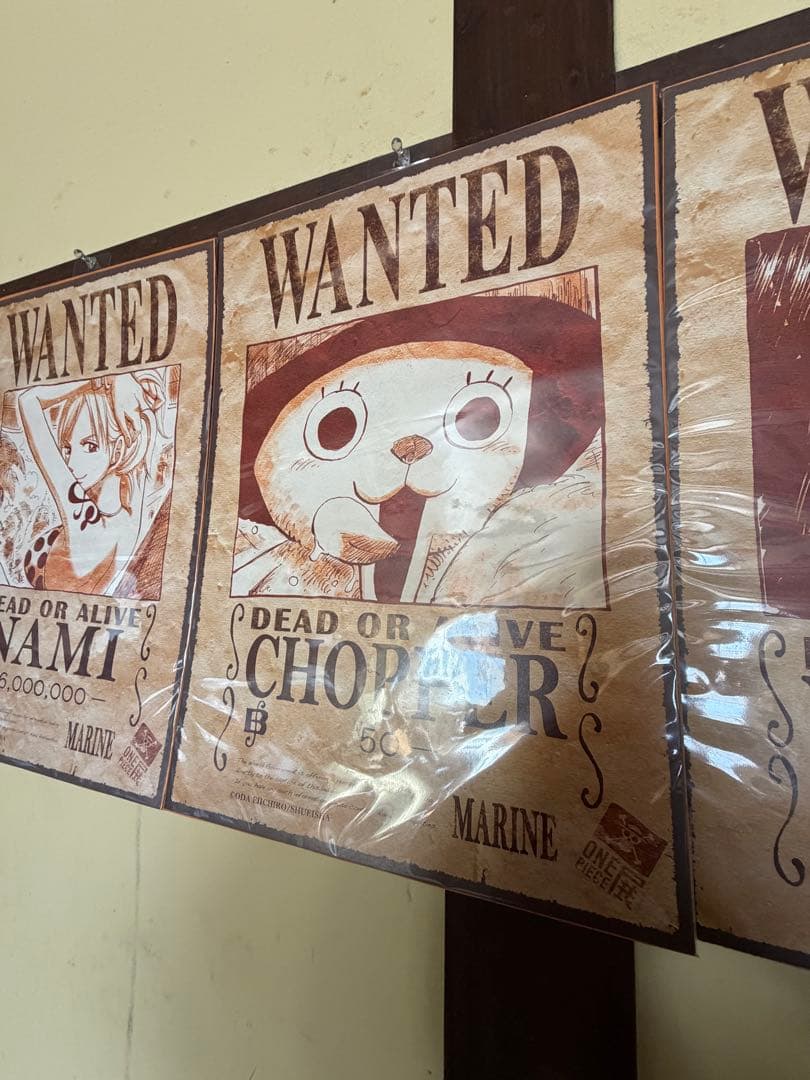 希少レア ONE PIECE展 2012 手配書ポスター 12種 セット