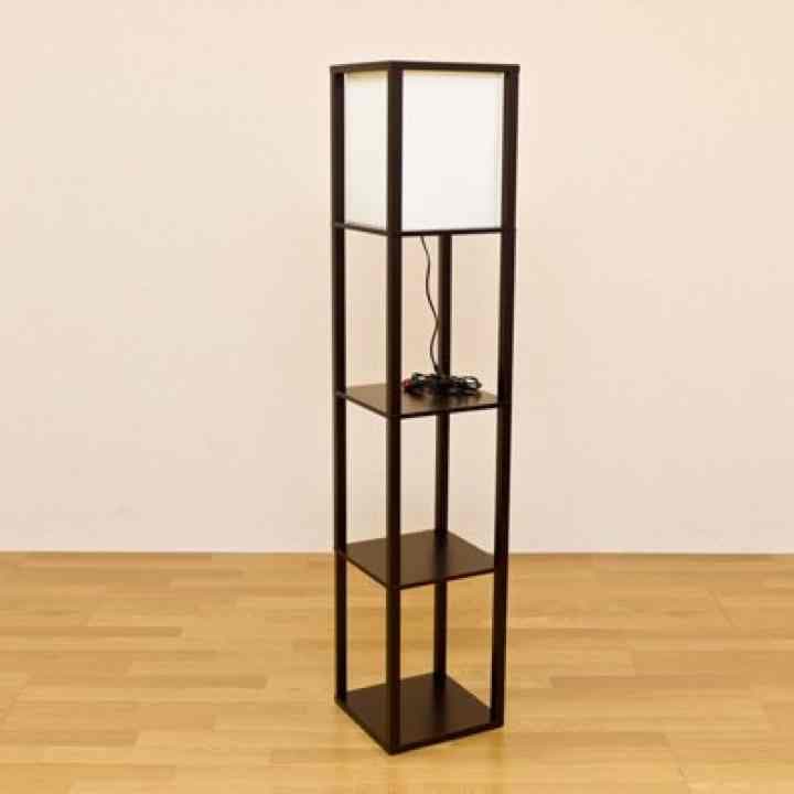 棚付フロアライト　スクエア