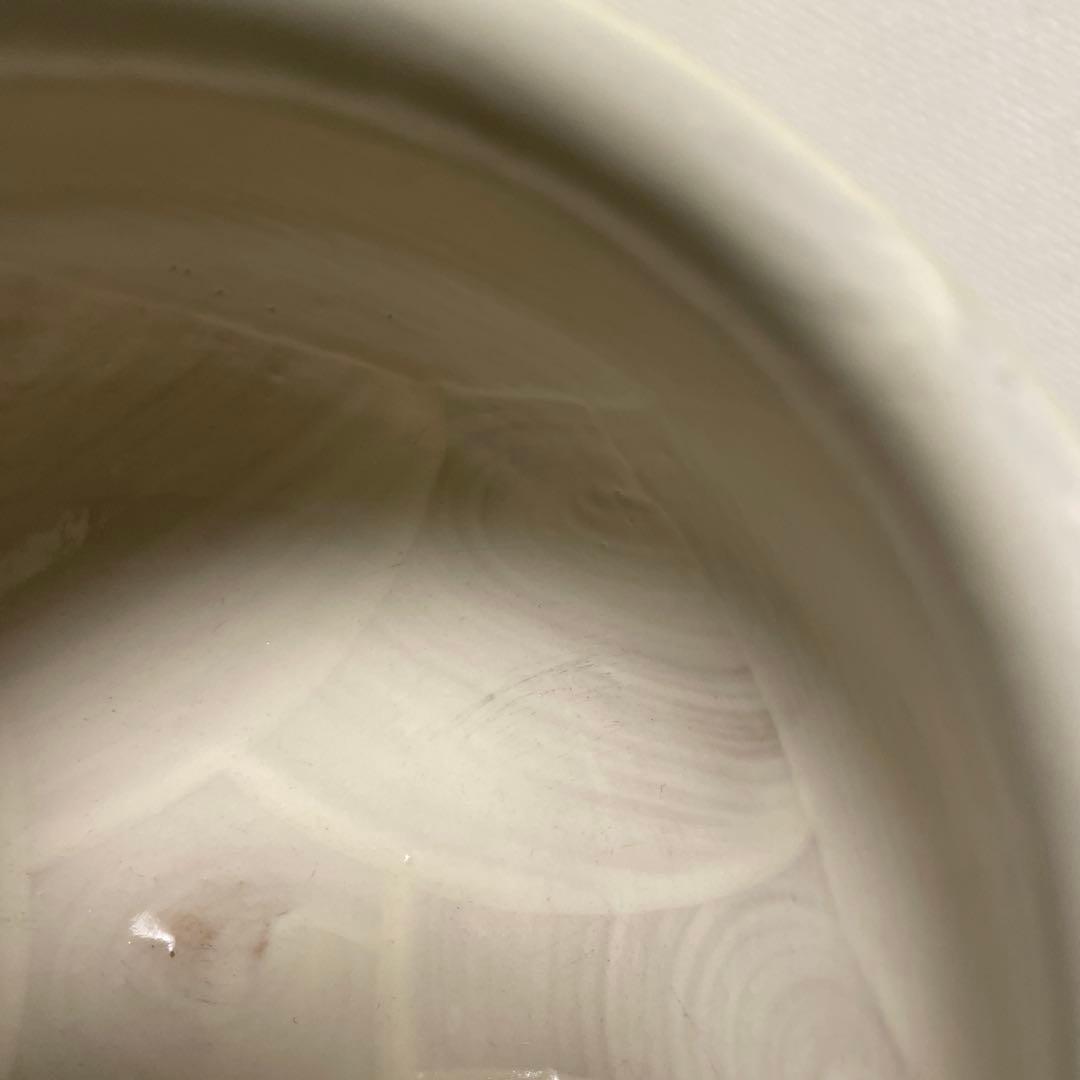 【Used・希少】京焼 清水焼 陶あん 京織部 がく紫陽花 中鉢 ヴィンテージ品