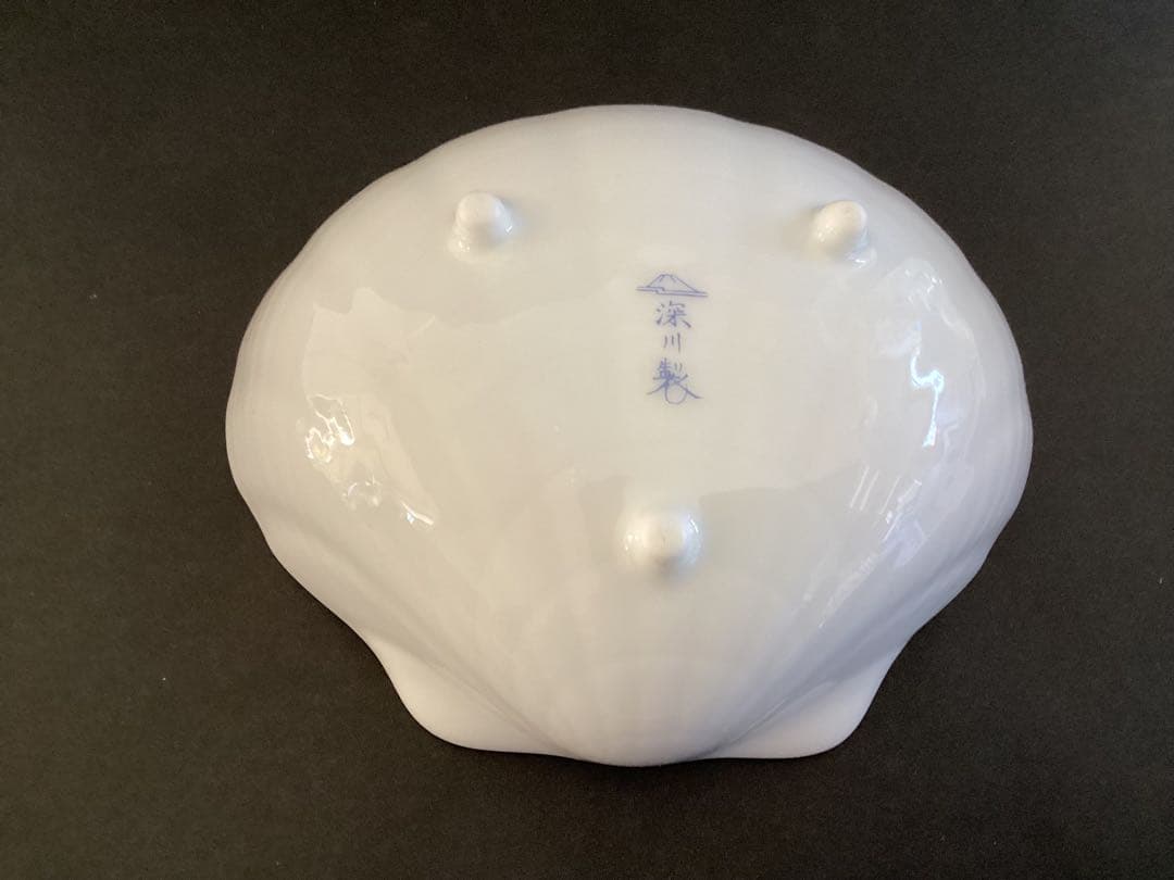 廃盤　深川製磁　おもいで　三ツ足 貝型 取皿揃　蟹　三ツ足 小鉢　5客