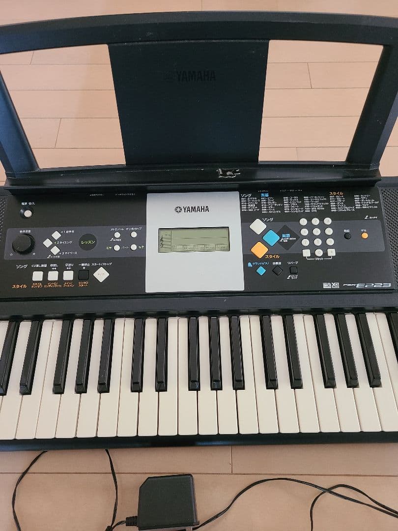 Yamaha PSR-E223 61鍵盤 電源アダプター付き