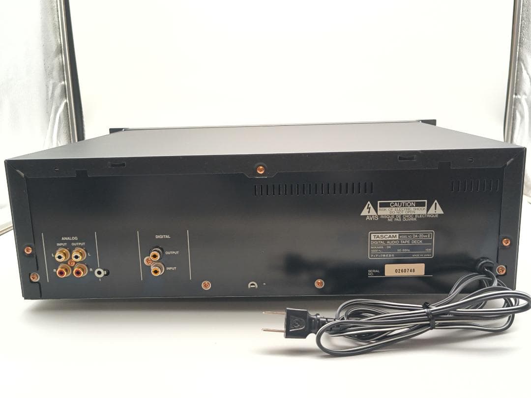 【動作品・美品】TASCAM DA-20 MKⅡ DATデッキ タスカム 業務用