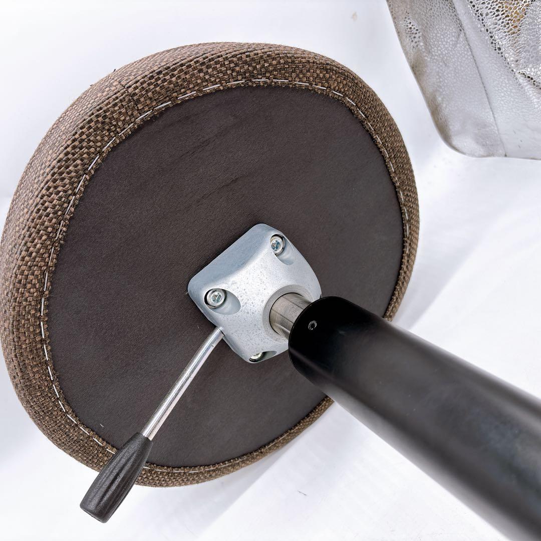 バランスシナジー ラウンド 織柄ブルー　美品