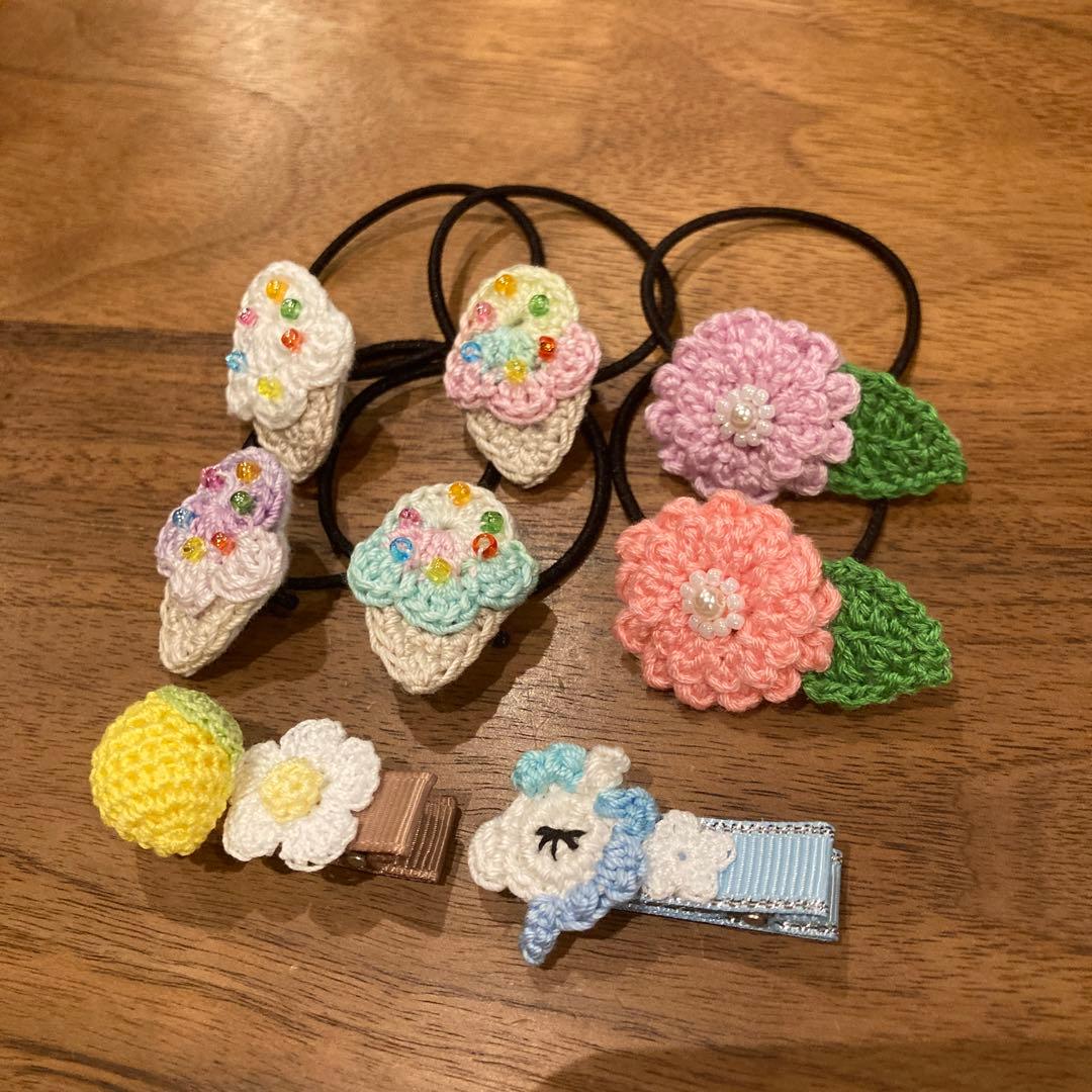 しらたまだんご様ご希望用☆ハンドメイド　ヘアゴム