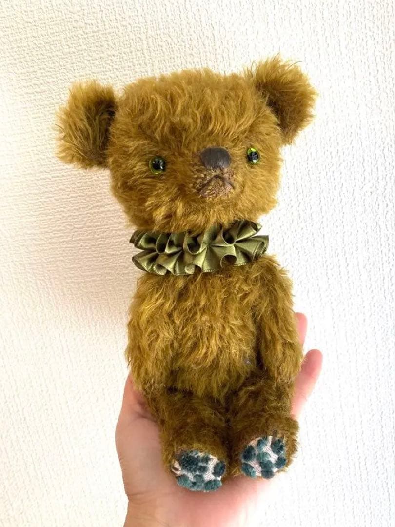 ハンドメイド　テディベア　ジンジャー