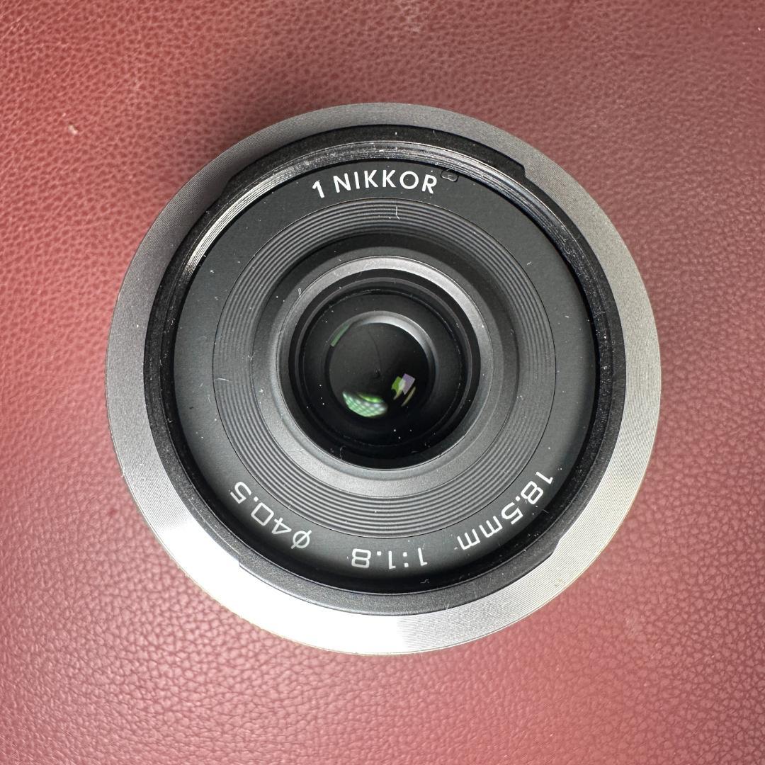 美品】Nikon 1 J2 ブラック ボティ＋単焦点レンズセット SD16GB付