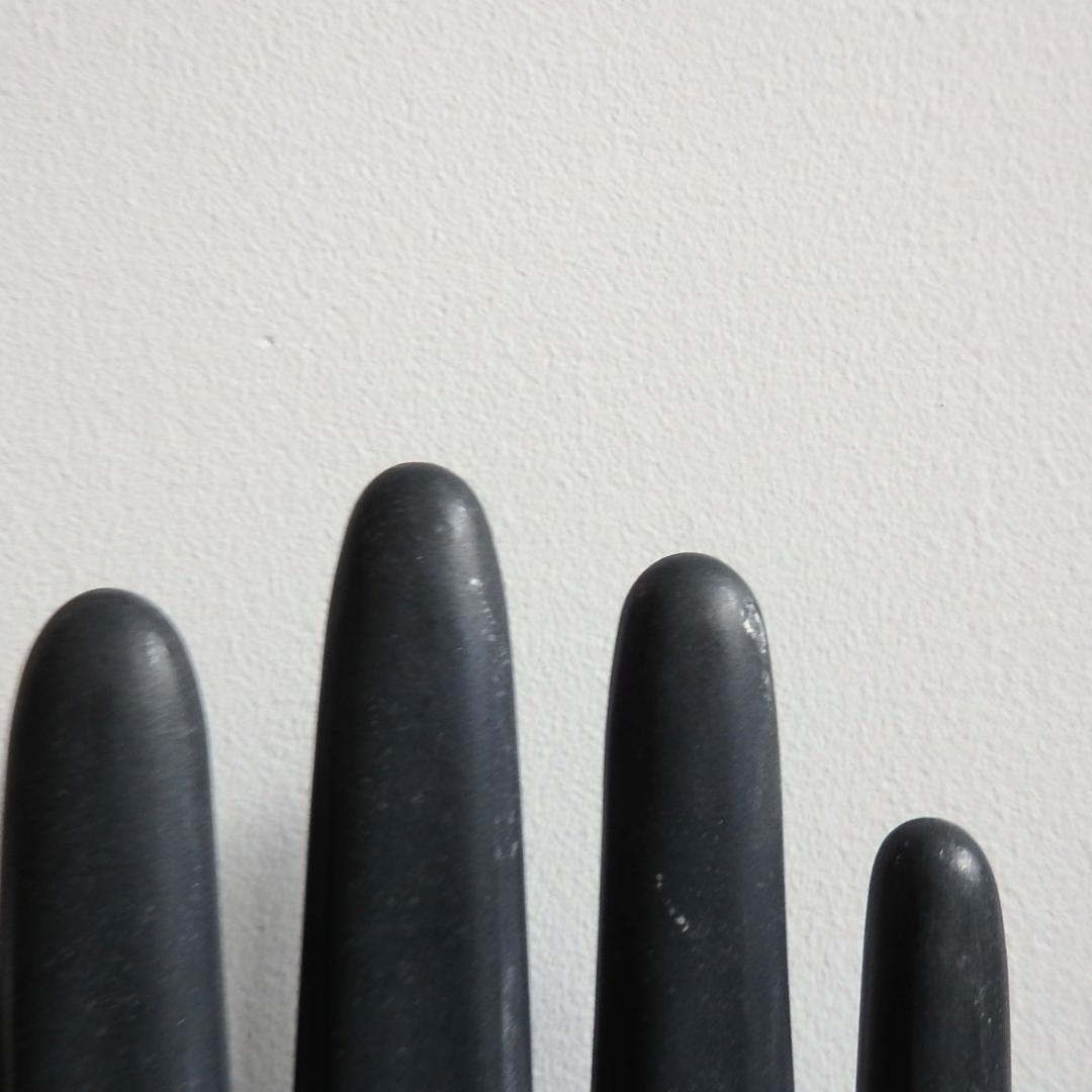 ヴィンテージ　グローブ　モールド　ハンド　オブジェ　手　店舗什器　ブラック　1