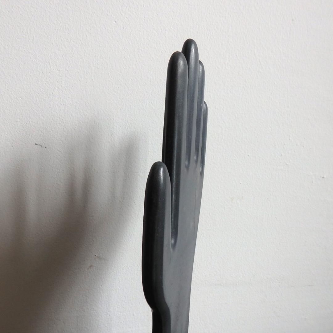 ヴィンテージ　グローブ　モールド　ハンド　オブジェ　手　店舗什器　ブラック　1