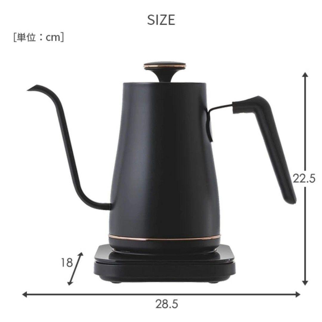 送料込み 山善 YAMAZEN 電気ケトル EGL-C1281 ブラック