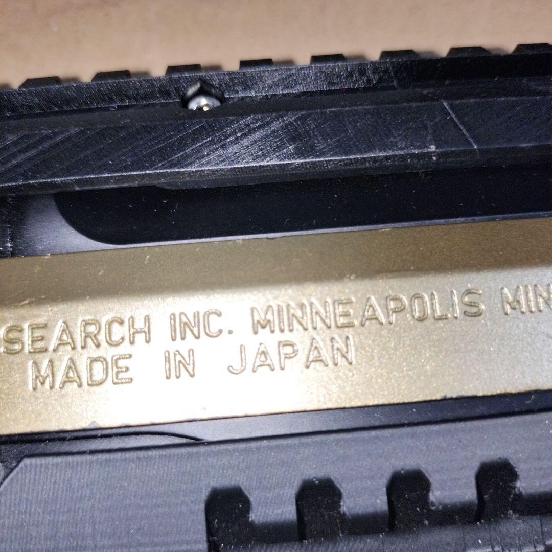 日本製東京マルイデザートイーグルカスタム/ゴールド上下20ミリ対応 レール付き。