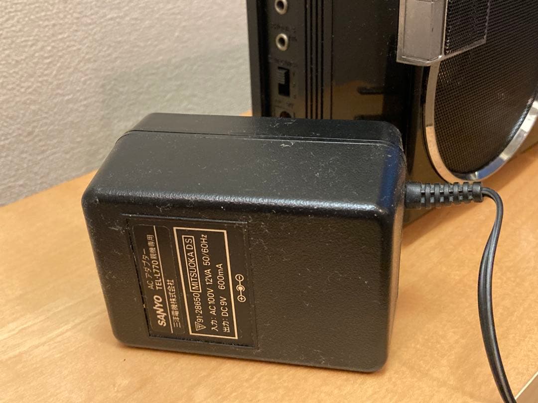 【整備済み完動】SANYO おしゃれなテレコ